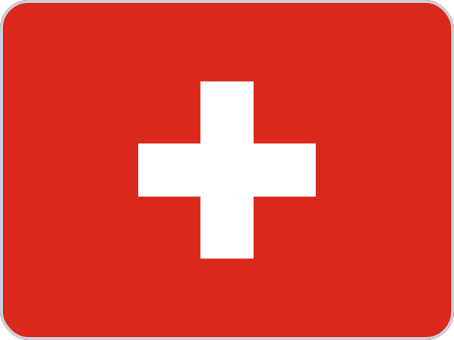 Deutsch: Muttersprache Schweizer Flagge um deutsche Sprachkenntnis darzustellen